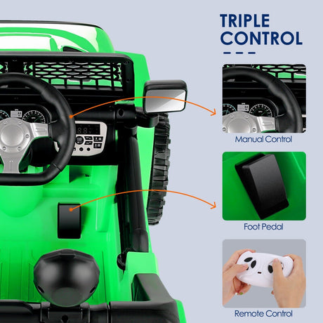 2-Seater Electric Ride-On Truck for Kids with Parental Remote Control - Safe and Fun Toy for Children