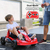 12V 2WD Electric Go Kart for Kids with Remote Control and Safety Belt