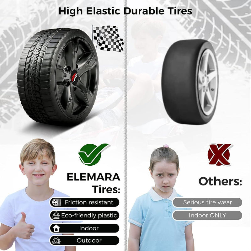 12V 2WD Electric Go Kart for Kids with Remote Control and Safety Belt