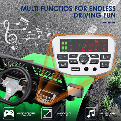 12V 7Ah Electric Kids Ride On Car Power Wheels Jeep - 2 Seater