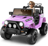 Electric Ride-On Car for Kids with Bluetooth and Music Player - 3 Speed Options