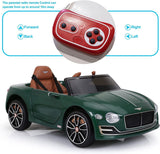 12V Battery Powered Bentley Style Electric Car with Remote Control for Kids