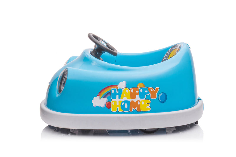 12V Battery Powered Bumper Car for Kids with Remote Control & LED Lights