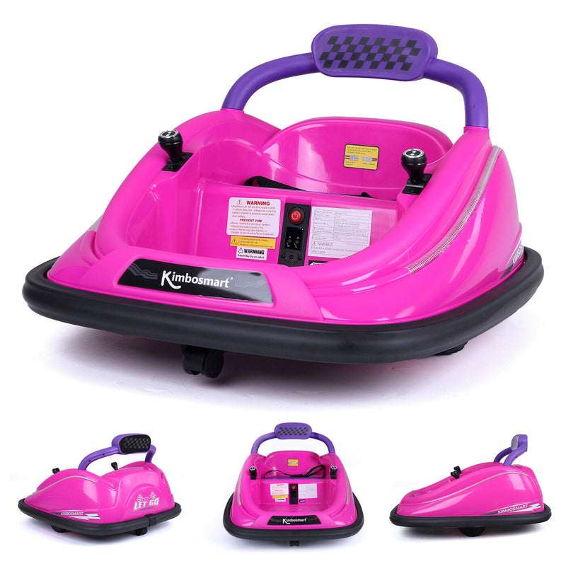 12V Battery Powered Electric Bumper Car for Kids with Dual Joystick Control