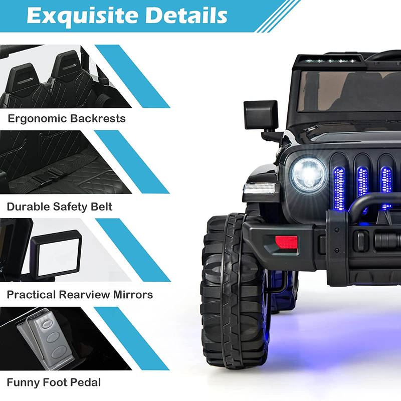 12V Battery Powered Electric Ride-On Truck for Kids with 2.4G Remote Control