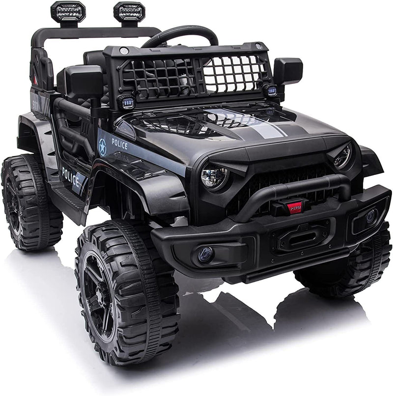 12V Battery Powered Electric Ride-On Truck with Remote Control and 3 Speeds for Kids