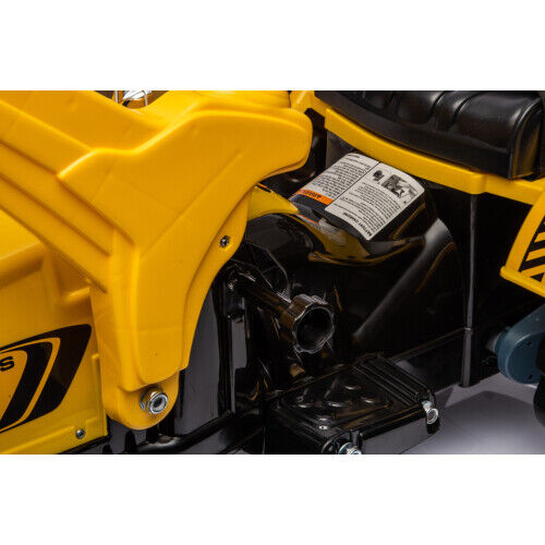 12V Battery-Powered Front Loader Construction Vehicle for Kids with Horn Sound