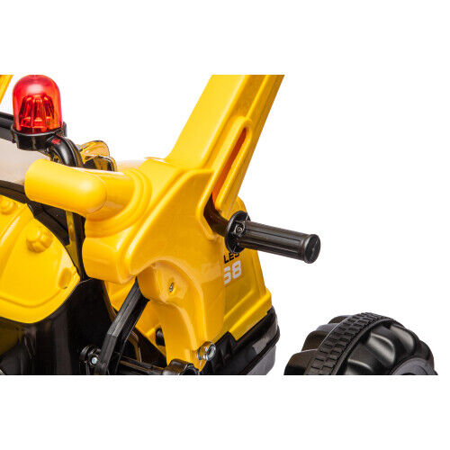 12V Battery-Powered Front Loader Construction Vehicle for Kids with Horn Sound