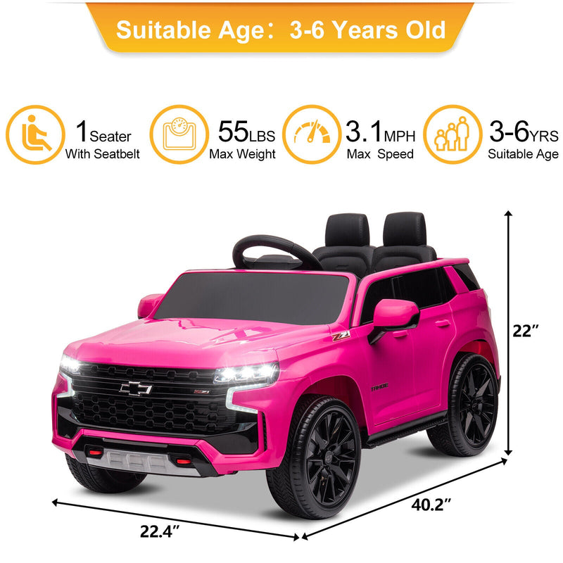 12V Battery Powered GMC Ride On Car for Kids with Remote Control