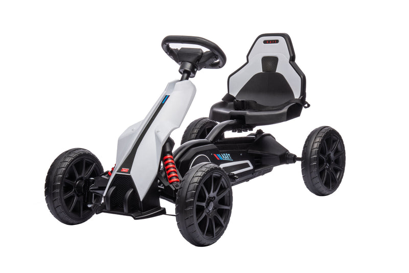 12V Battery Powered Go Kart: 2 Speeds Electric Ride on Toy for Kids - Perfect Gift!