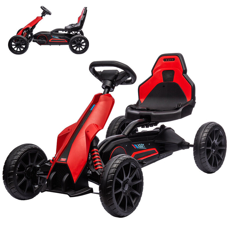 12V Battery Powered Go Kart: 2 Speeds Electric Ride on Toy for Kids - Perfect Gift!
