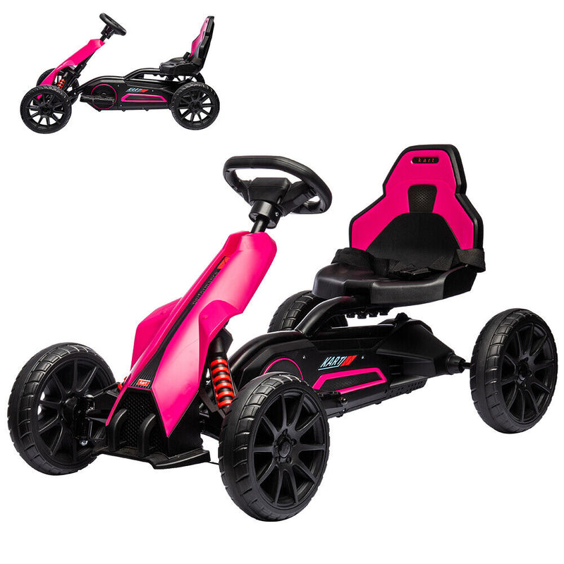 12V Battery Powered Go Kart: 2 Speeds Electric Ride on Toy for Kids - Perfect Gift!