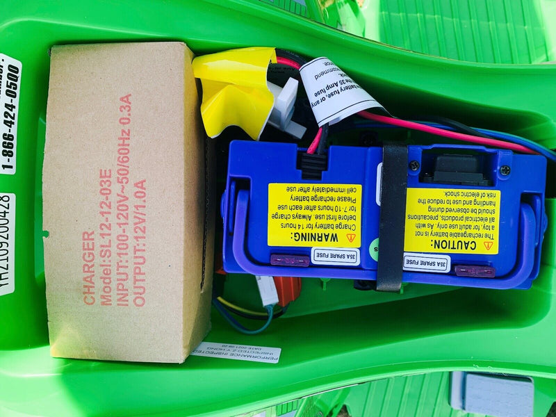 12V Battery-Powered Kids ATV with Realistic Sounds and Lights - Green