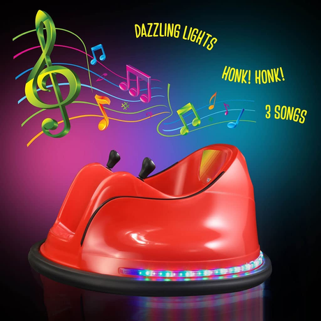 12V Battery-Powered Kids Bumper Car for Endless Fun!