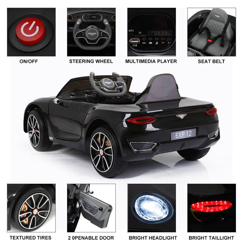 12V Battery-Powered Kids Ride-On Car with Remote Control - Perfect Christmas Gift for Safe and Fun Playtime