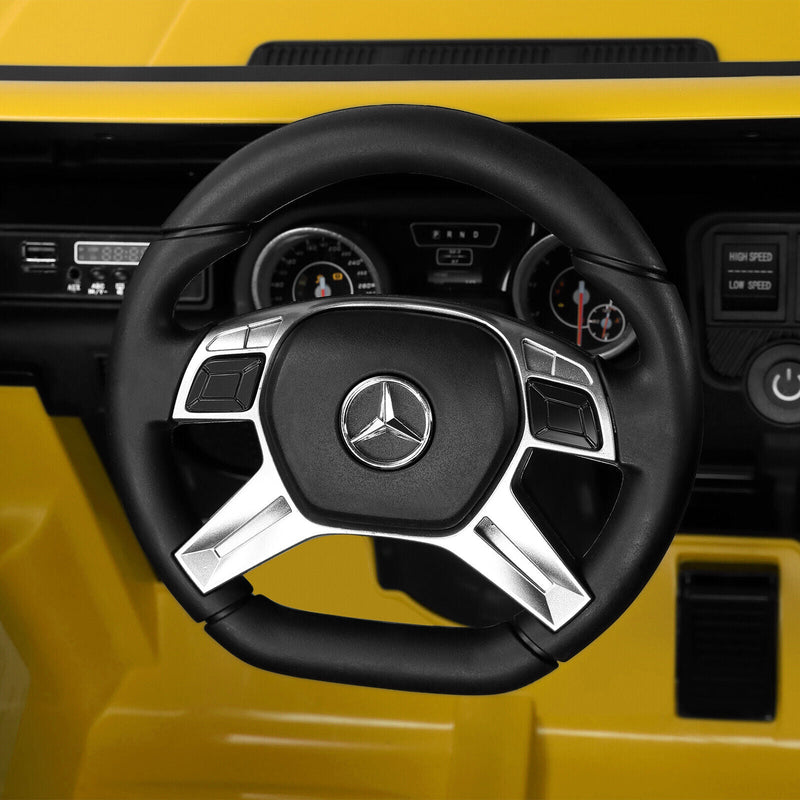 12V Battery-Powered Kids Ride-On Truck with LED Lights, Music, and Remote Control