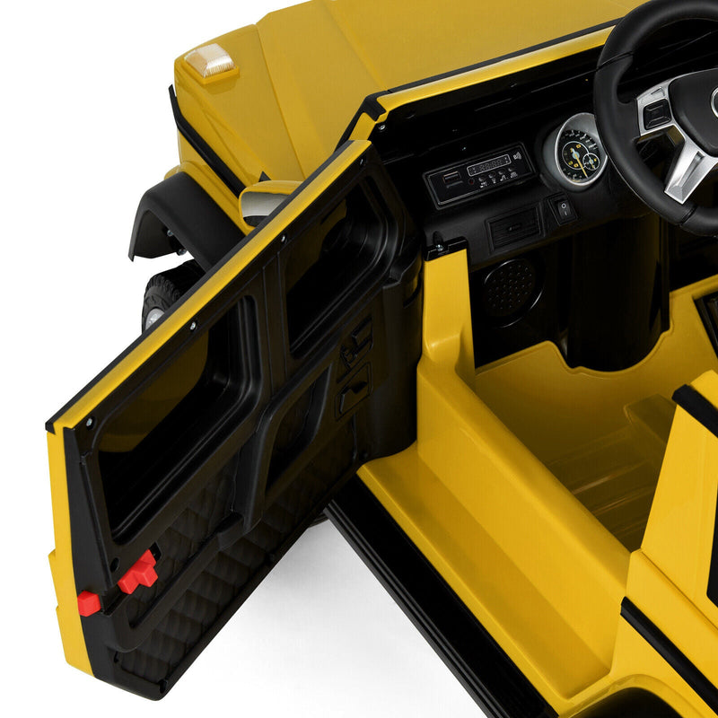 12V Battery-Powered Kids Ride-On Truck with LED Lights, Music, and Remote Control