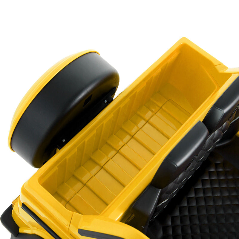 12V Battery-Powered Kids Ride-On Truck with LED Lights, Music, and Remote Control