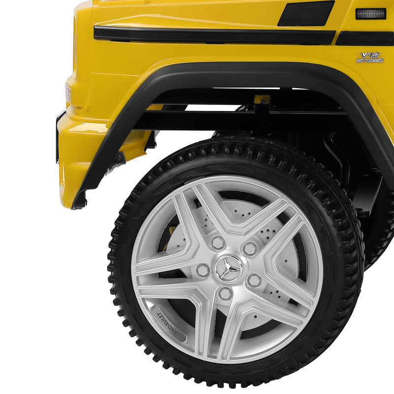 12V Battery-Powered Kids Ride-On Truck with LED Lights, Music, and Remote Control