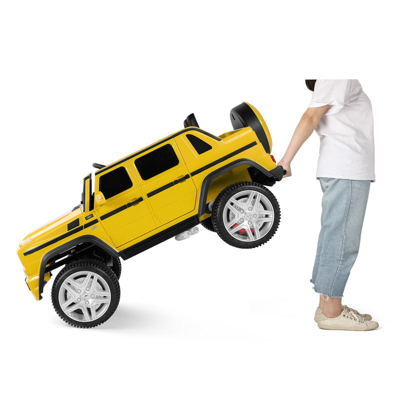 12V Electric Mercedes Benz Ride On Car for Kids with Lights, Music, and Remote Control