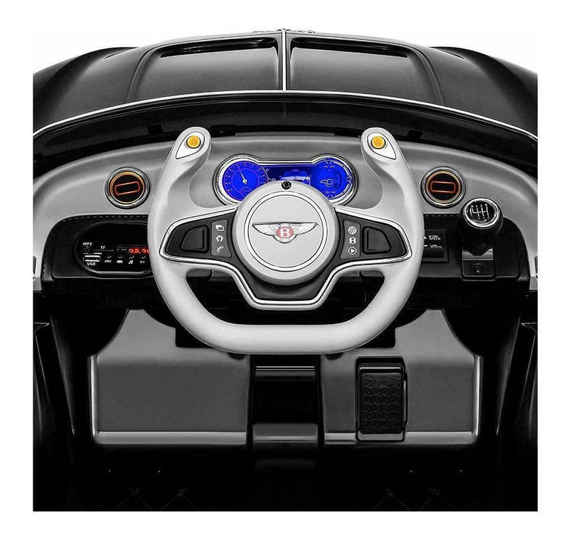 12V Battery Powered Ride-On Car for Kids Ages 2-8 with Parental Remote Control - Black