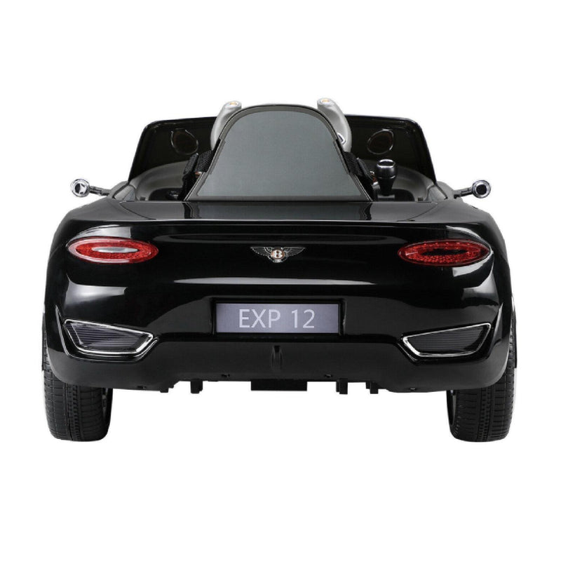 12V Battery Powered Ride-On Car for Kids Ages 2-8 with Parental Remote Control - Black