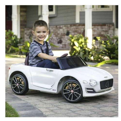 12V Battery Powered Ride-On Car for Kids Ages 2-8 with Parental Remote Control - White
