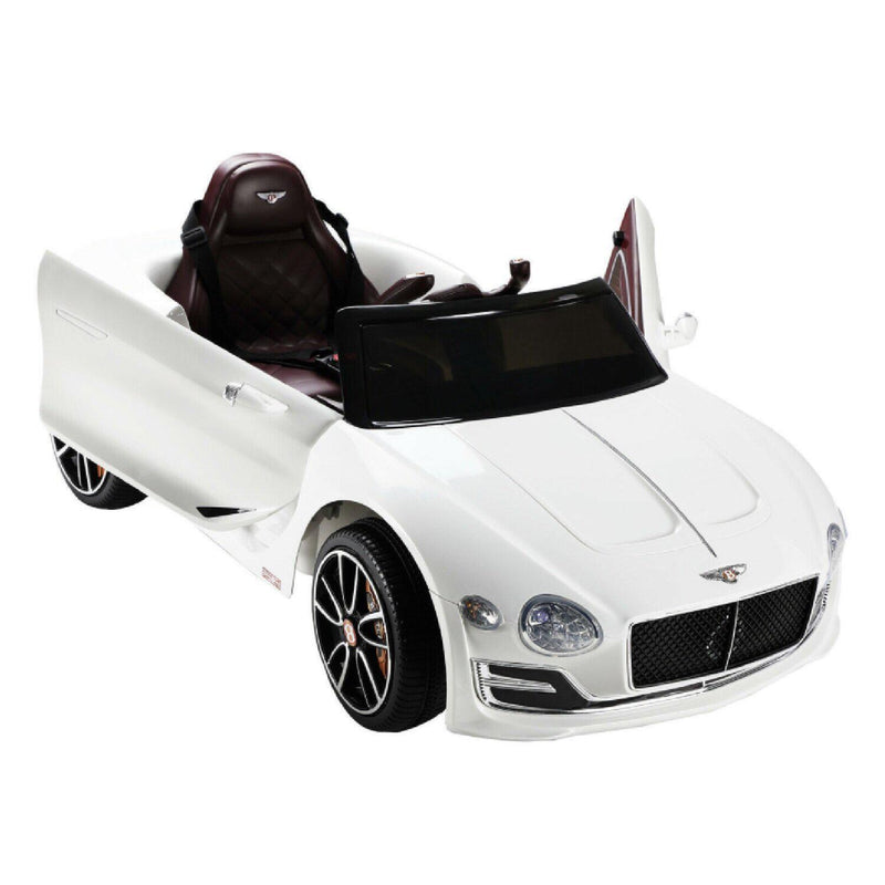 12V Battery Powered Ride-On Car for Kids Ages 2-8 with Parental Remote Control - White