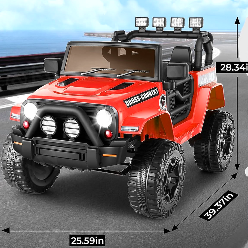 12V Battery Powered Electric Ride-On Truck for Kids with Remote Control