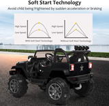 12V Battery Powered Ride-On Truck for Kids with Remote Control, LED Lights, and Music