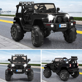 12V Battery Powered Ride-On Truck for Kids with Remote Control, LED Lights, and Music