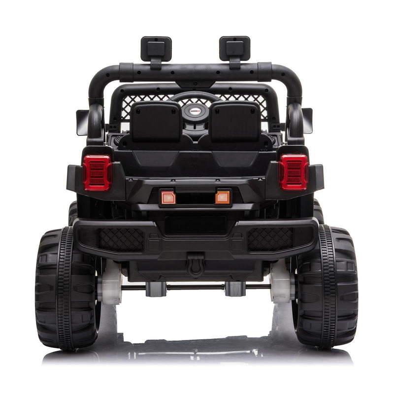 12V Battery Powered Ride On Truck with 2 Front LED Lights - Perfect Gift for Kids