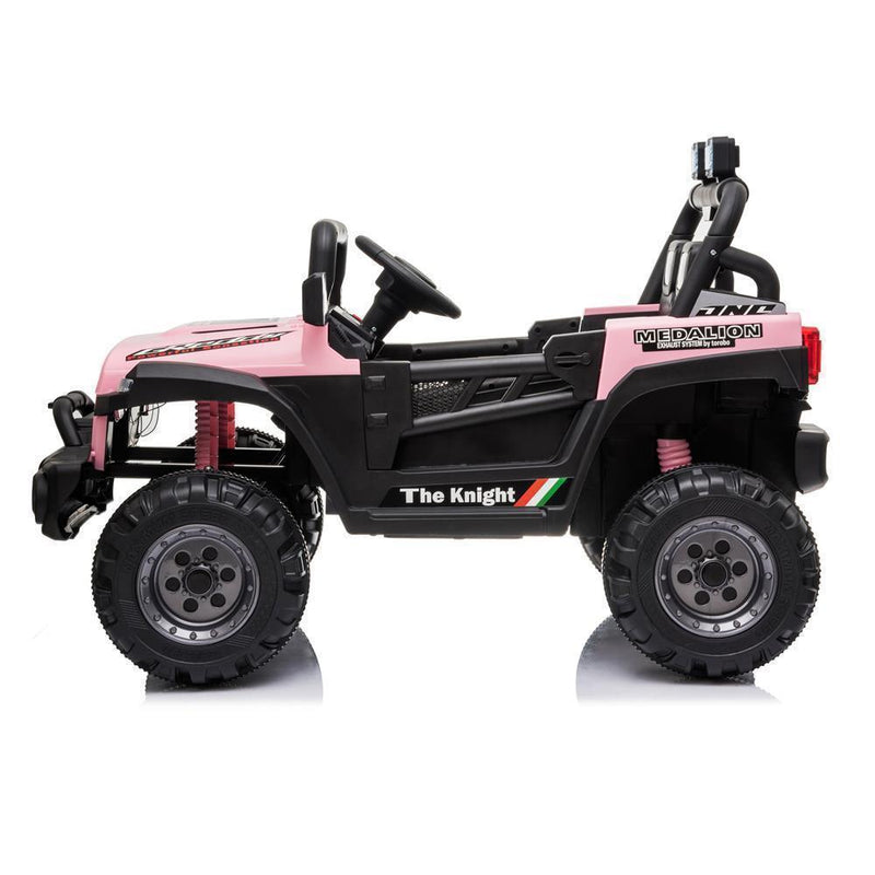 12V Battery Powered Ride On Truck with 2 Front LED Lights - Perfect Gift for Kids