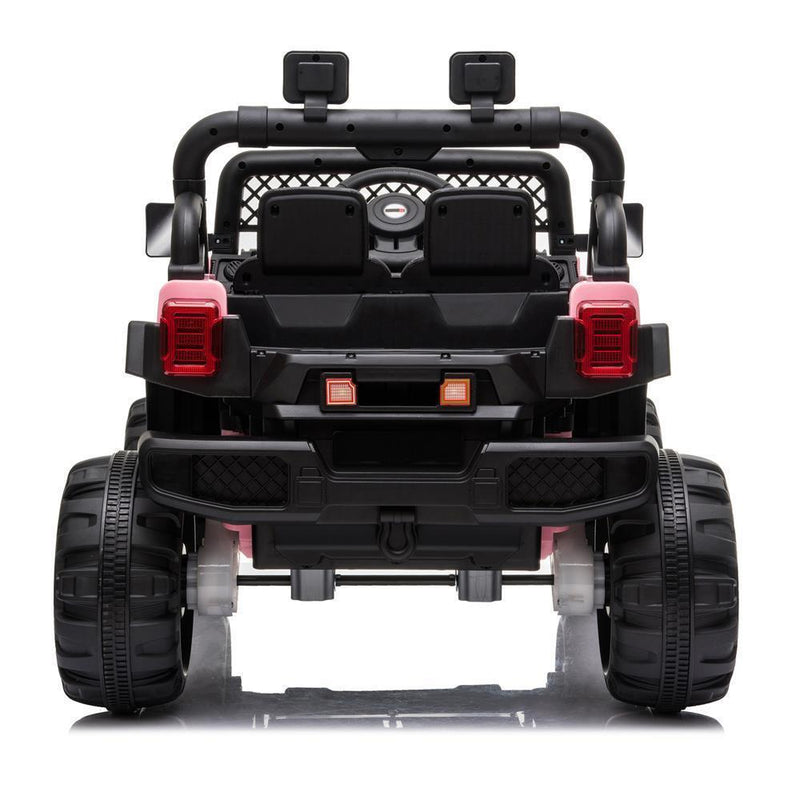 12V Battery Powered Ride On Truck with 2 Front LED Lights - Perfect Gift for Kids