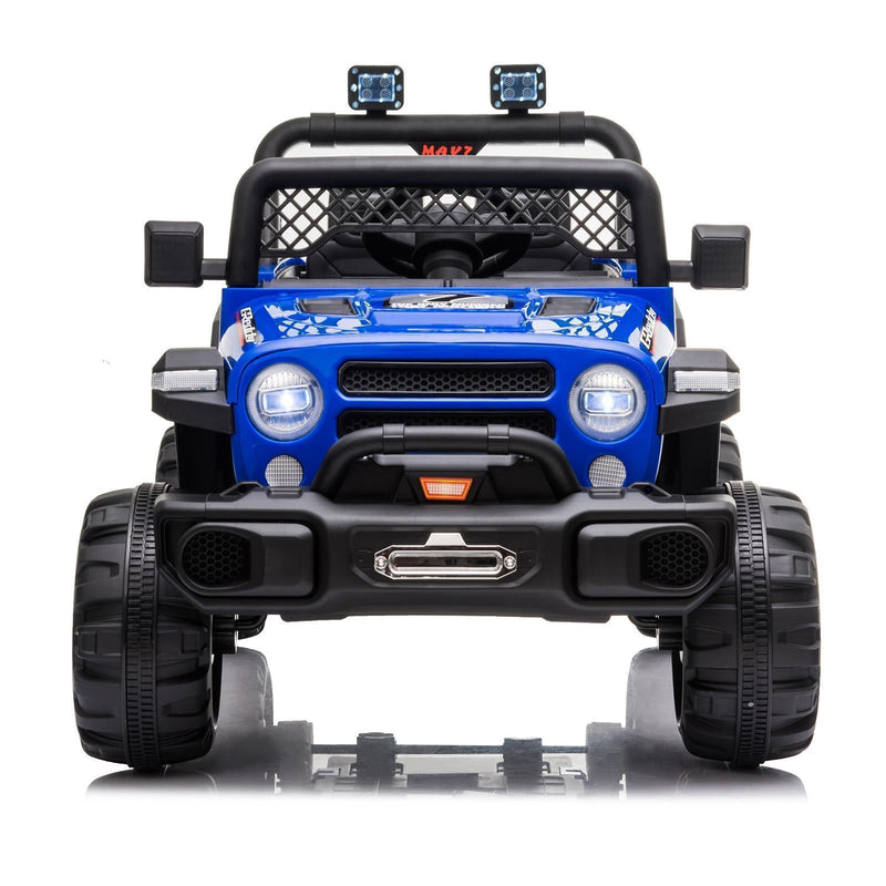 12V Battery Powered Ride On Truck with 2 Front LED Lights - Perfect Gift for Kids