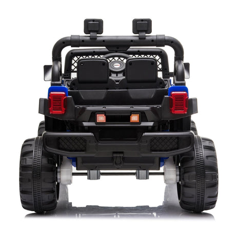 12V Battery Powered Ride On Truck with 2 Front LED Lights - Perfect Gift for Kids