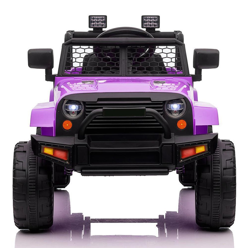12V Battery Powered Ride-On Truck with Remote Control & LED Lights