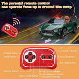 Licensed Bentley Style 12V Electric Ride On Car for Kids with Remote Control - Perfect Gift!