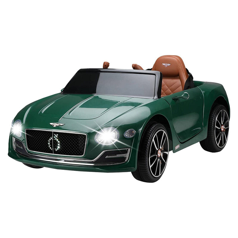 12V Bentley Style Kids Ride On Electric Toy Car with Remote Control and LED Lights