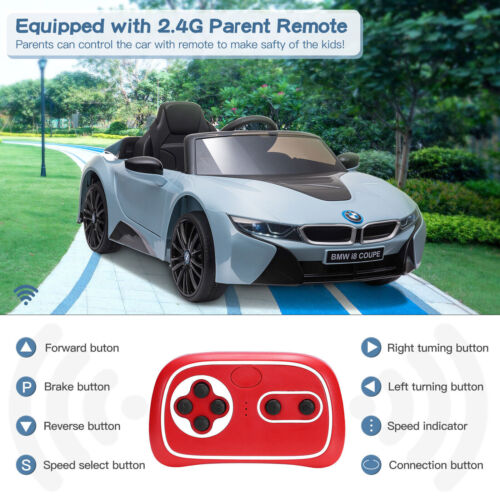 12V BMW I8 Electric Ride-On Car for Kids with 2.4G Remote Control