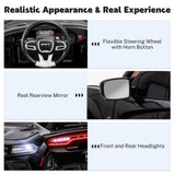 12V Dodge Charger SRT Hellcat Ride-On Toy with Remote Control, MP3, and LED Lights for Kids