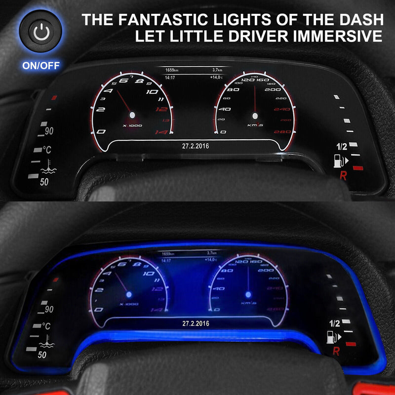 12V Double-Seater Electric Ride-On Truck for Kids with MP3, LED Lights, Cover, and Remote Control