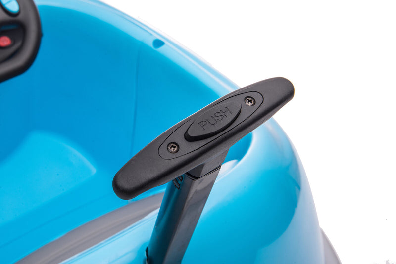 12V Dual Drive Electric Ride-On Bumper Car for Kids with Pushrod and Dinner Plate Design