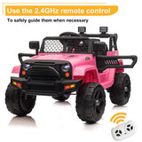 12V Dual Drive Jeep Ride On Car with Remote Control - Perfect Gift for Kids!