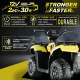 Electric 4-Wheeler Quad for Kids with 12V Battery and Dual 30W Motors
