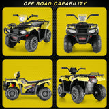 Electric 4-Wheeler Quad for Kids with 12V Battery and Dual 30W Motors