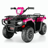 Electric 4-Wheeler Quad for Kids with 12V Battery and Dual 30W Motors