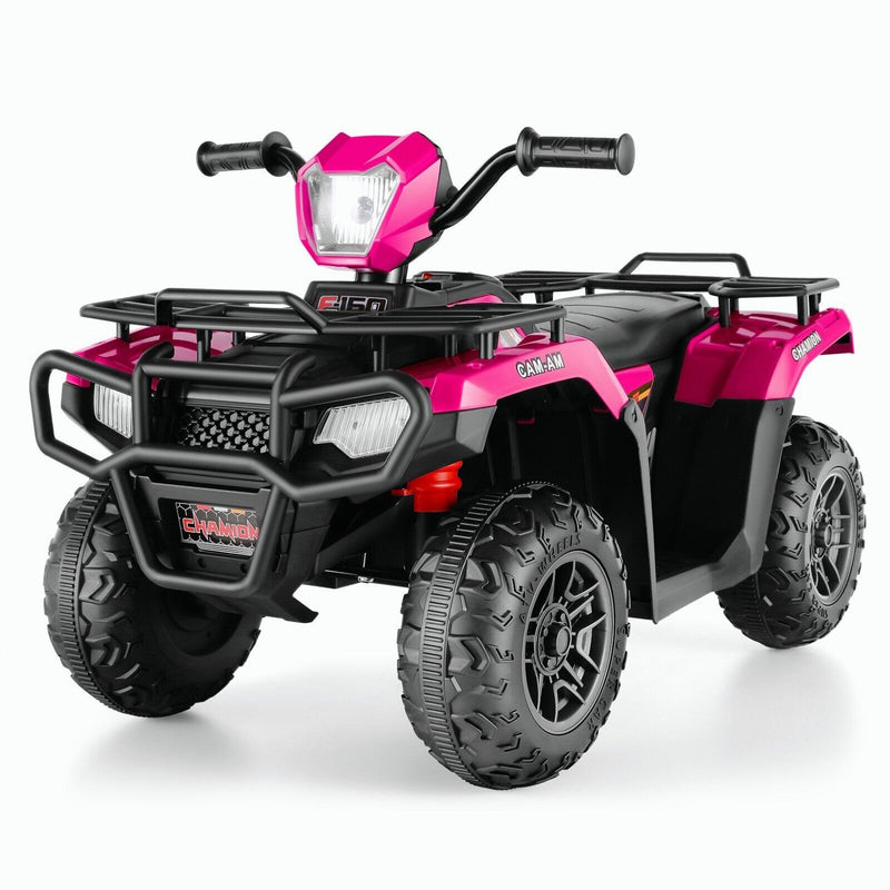 Electric 4-Wheeler Quad for Kids with 12V Battery and Dual 30W Motors