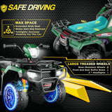 Electric 4-Wheeler Quad for Kids with 12V Battery and Dual 30W Motors
