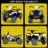 Electric 4-Wheeler Quad for Kids with 12V Battery and Dual 30W Motors